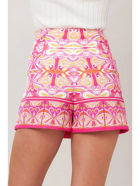 Vacay Mode Skort - pink mix