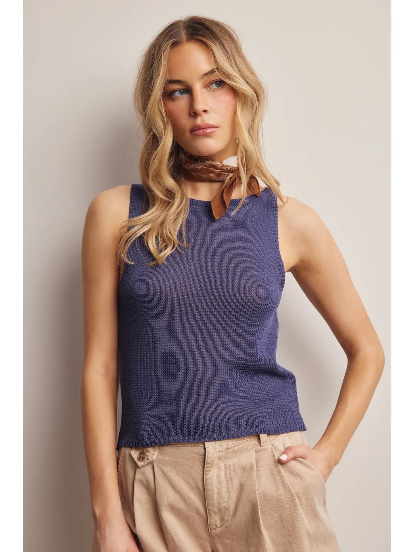 Boat Neck Cutie - Navy