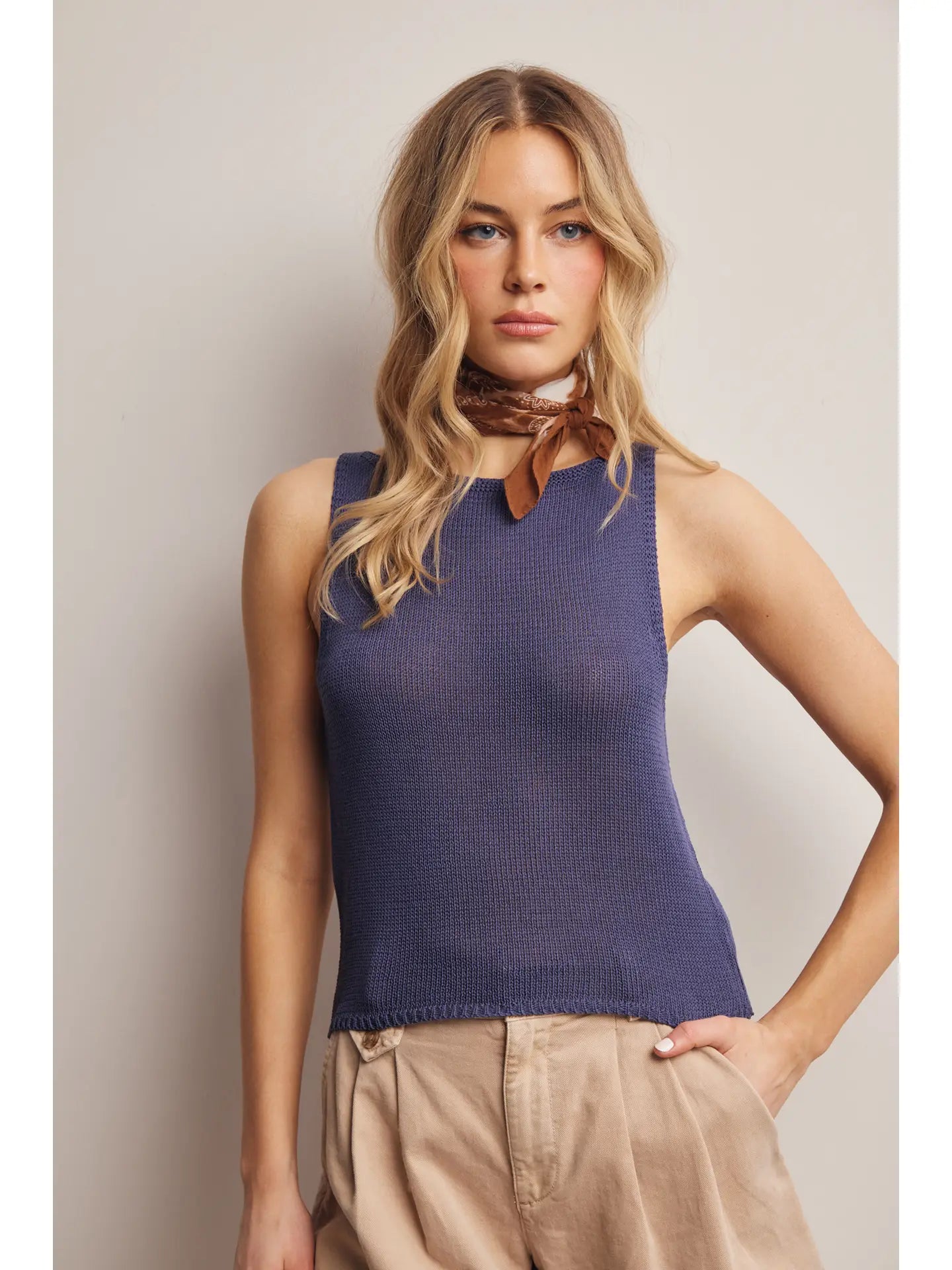 Boat Neck Cutie - Navy