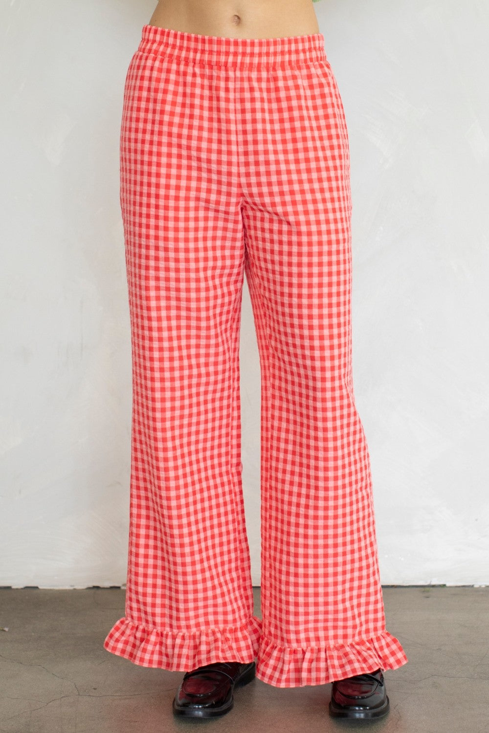 Check Please Pants - Coral