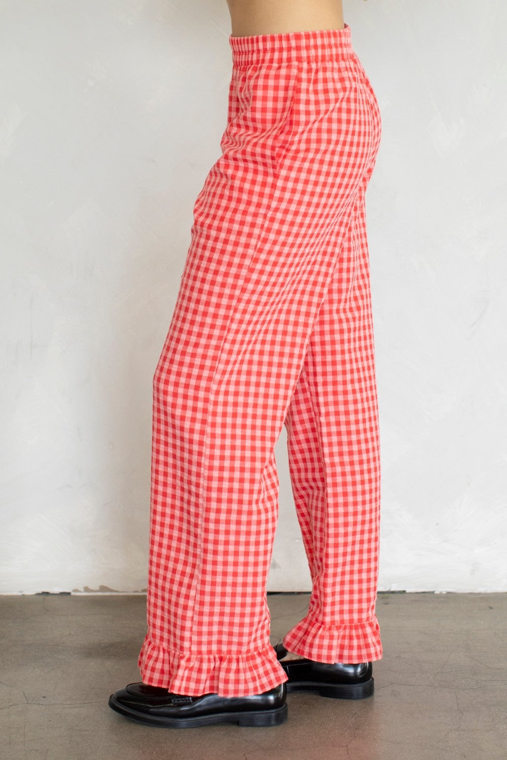 Check Please Pants - Coral