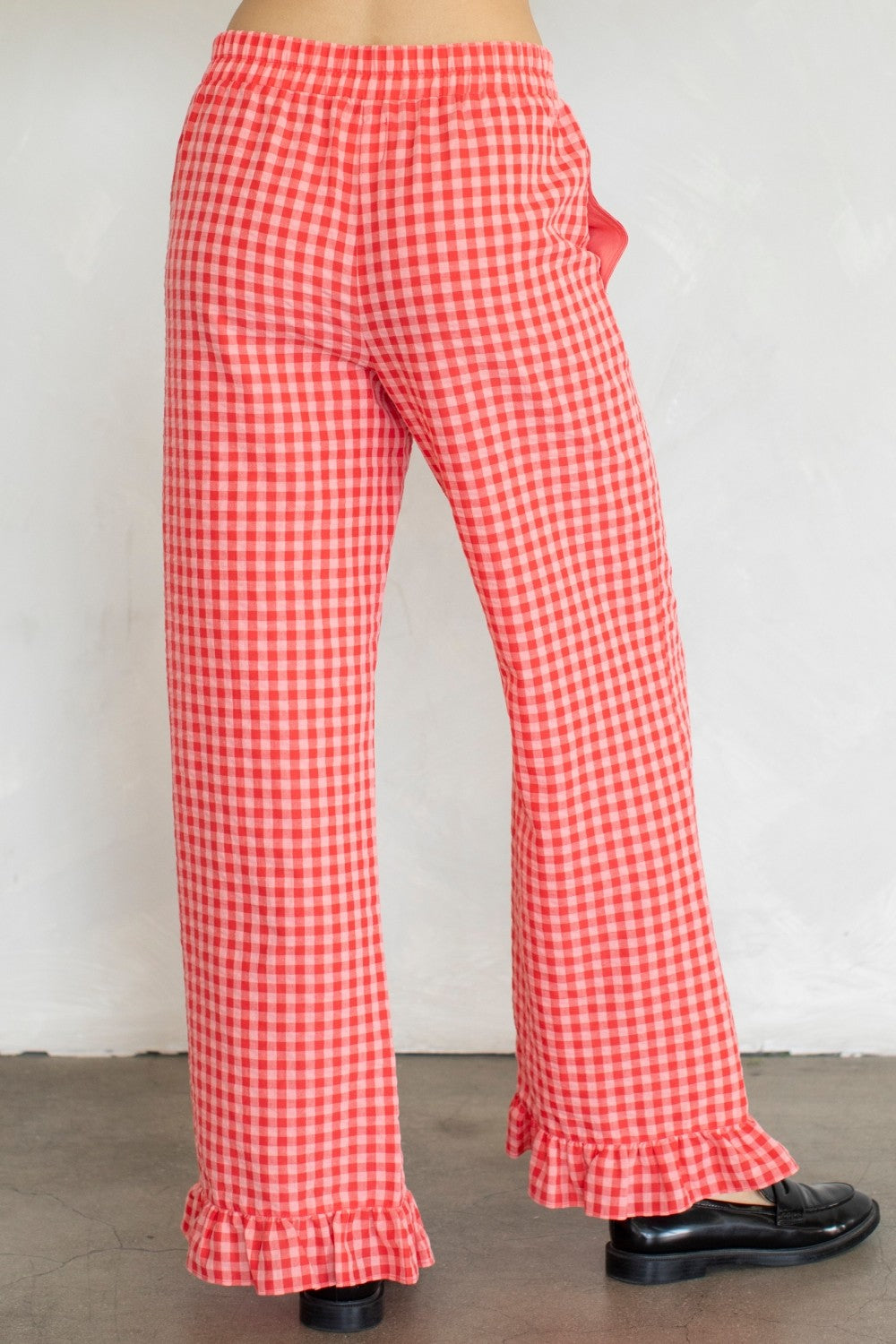 Check Please Pants - Coral
