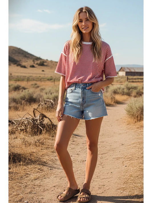 Shotgun Rider Top - red