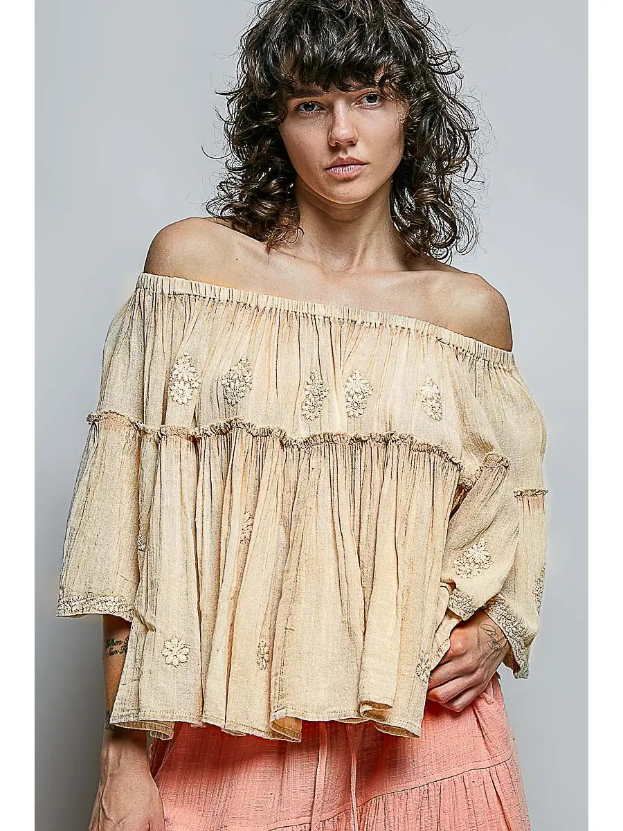 Almond Girl Top