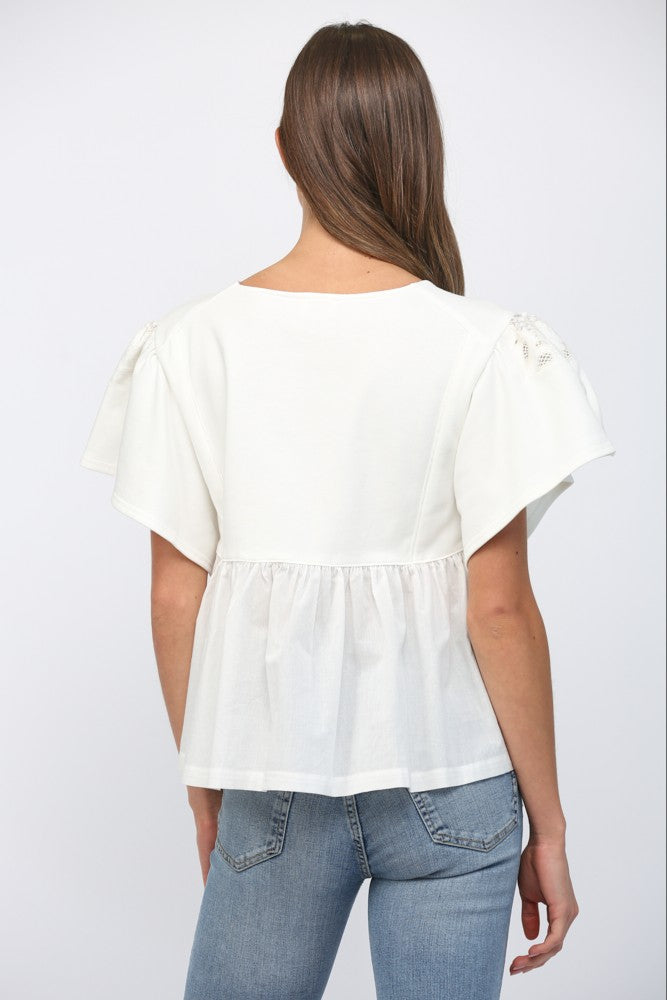 Headed to School - off white