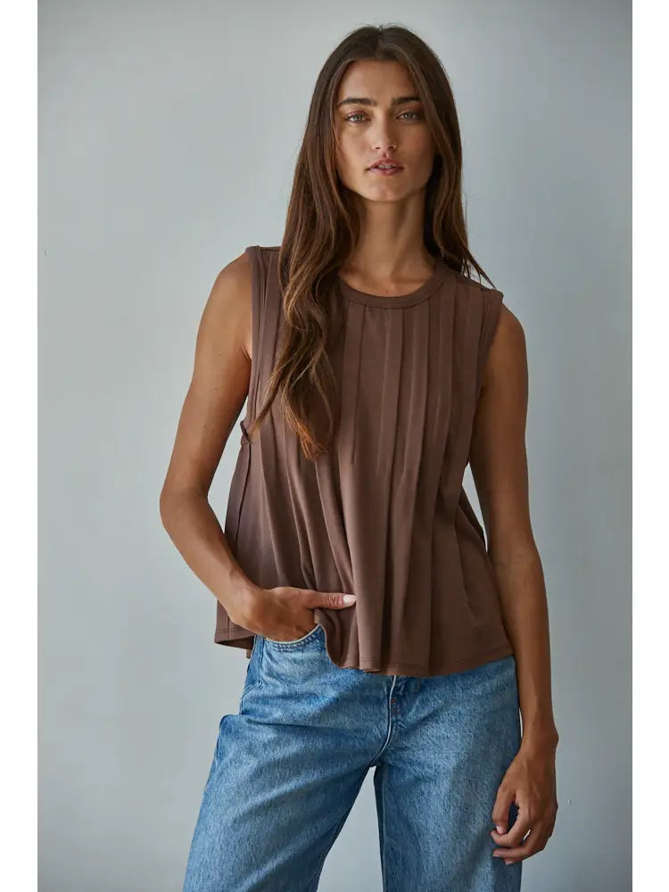 Tatum Top - chocolate