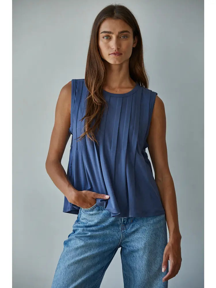 Tatum Top - midnight blue