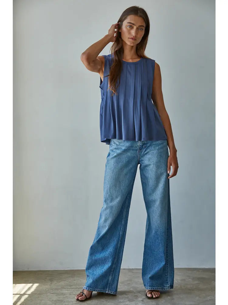 Tatum Top - midnight blue
