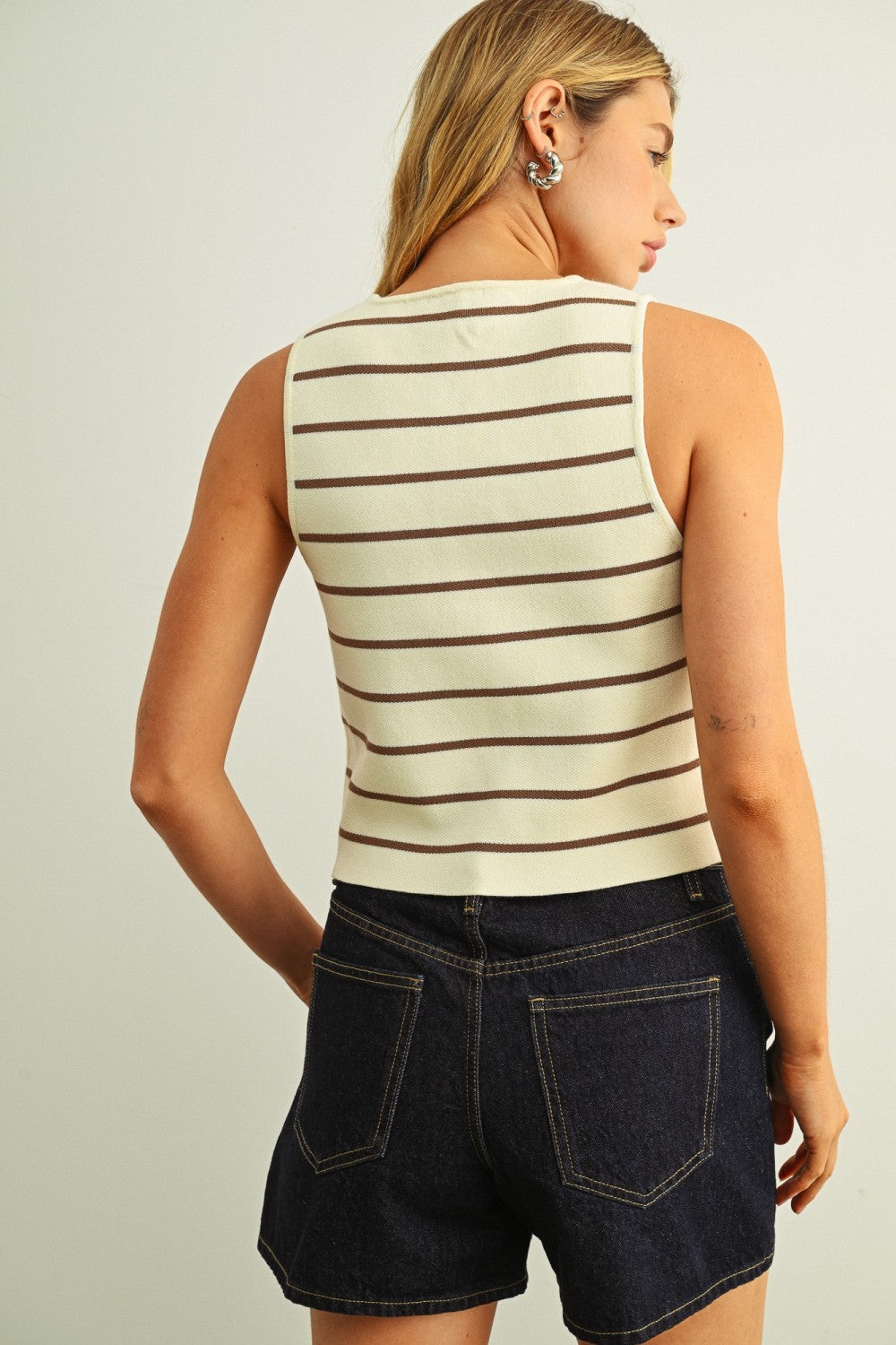 Perfection Top - brown mix