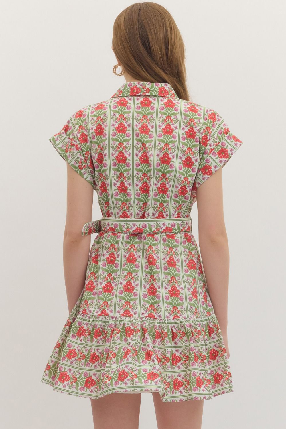 Belted Gardens Mini- Red