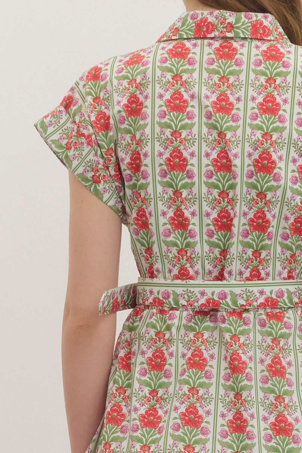 Belted Gardens Mini- Red