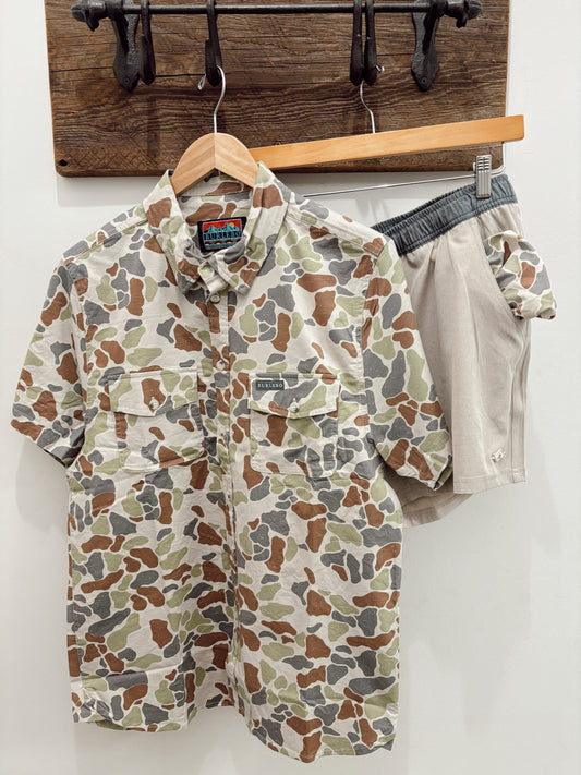 Cotton Twill - Driftwood Camo