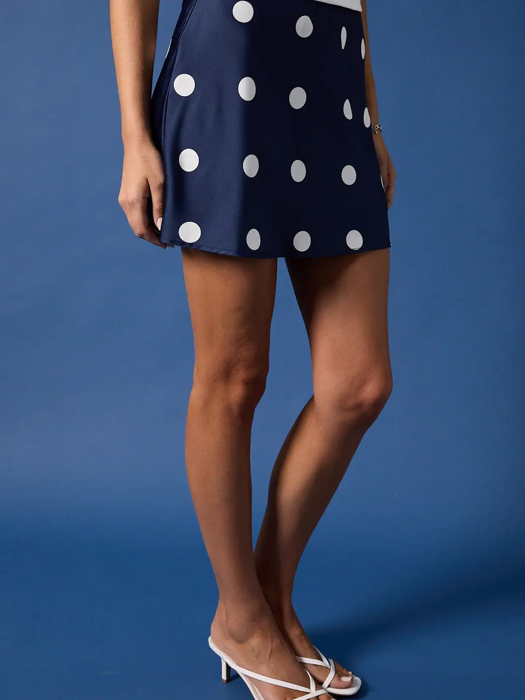Polka Cutie- Navy/Cream