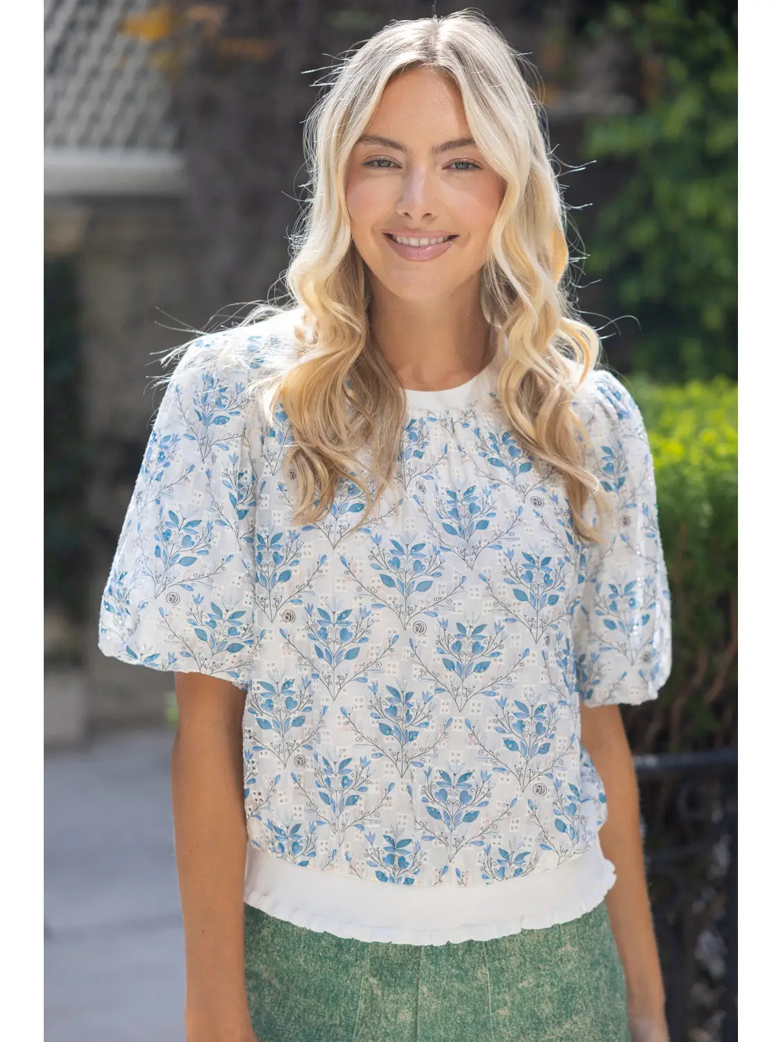 Blue Skies Top - Ivory