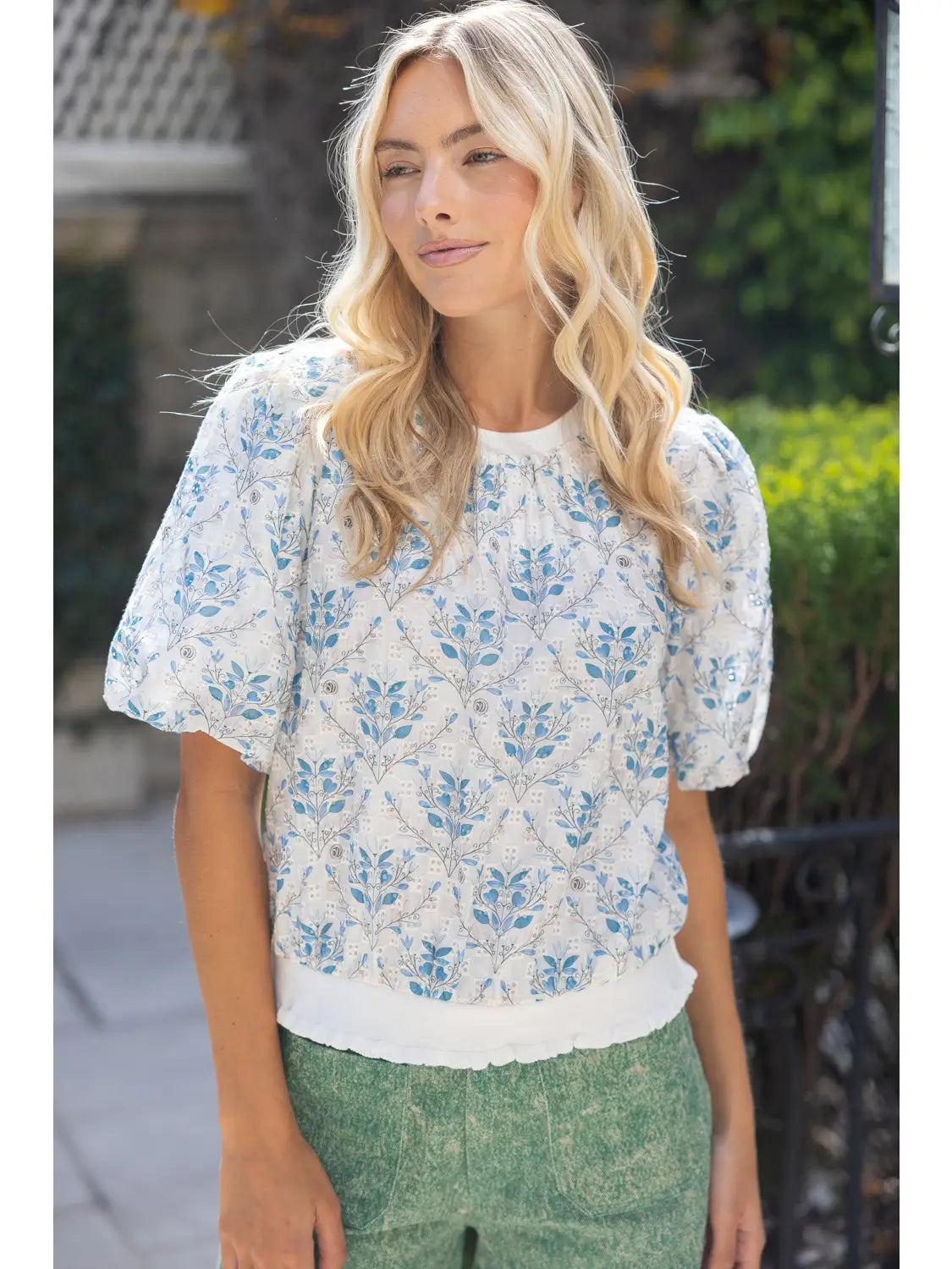 Blue Skies Top - Ivory