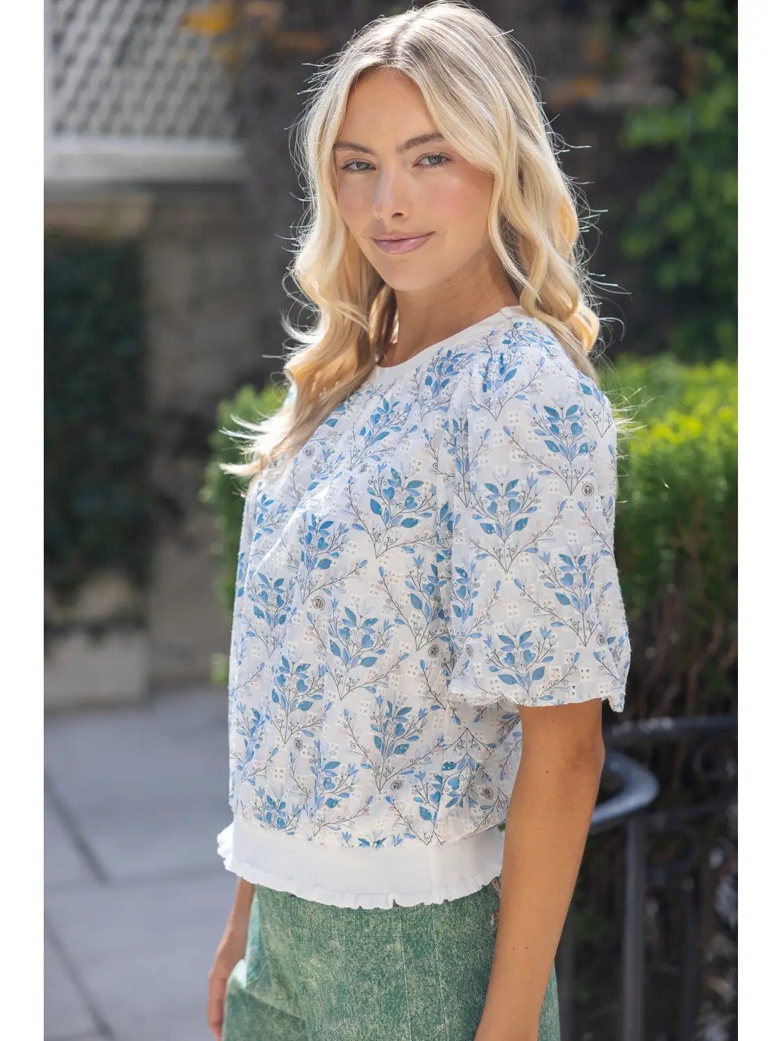 Blue Skies Top - Ivory