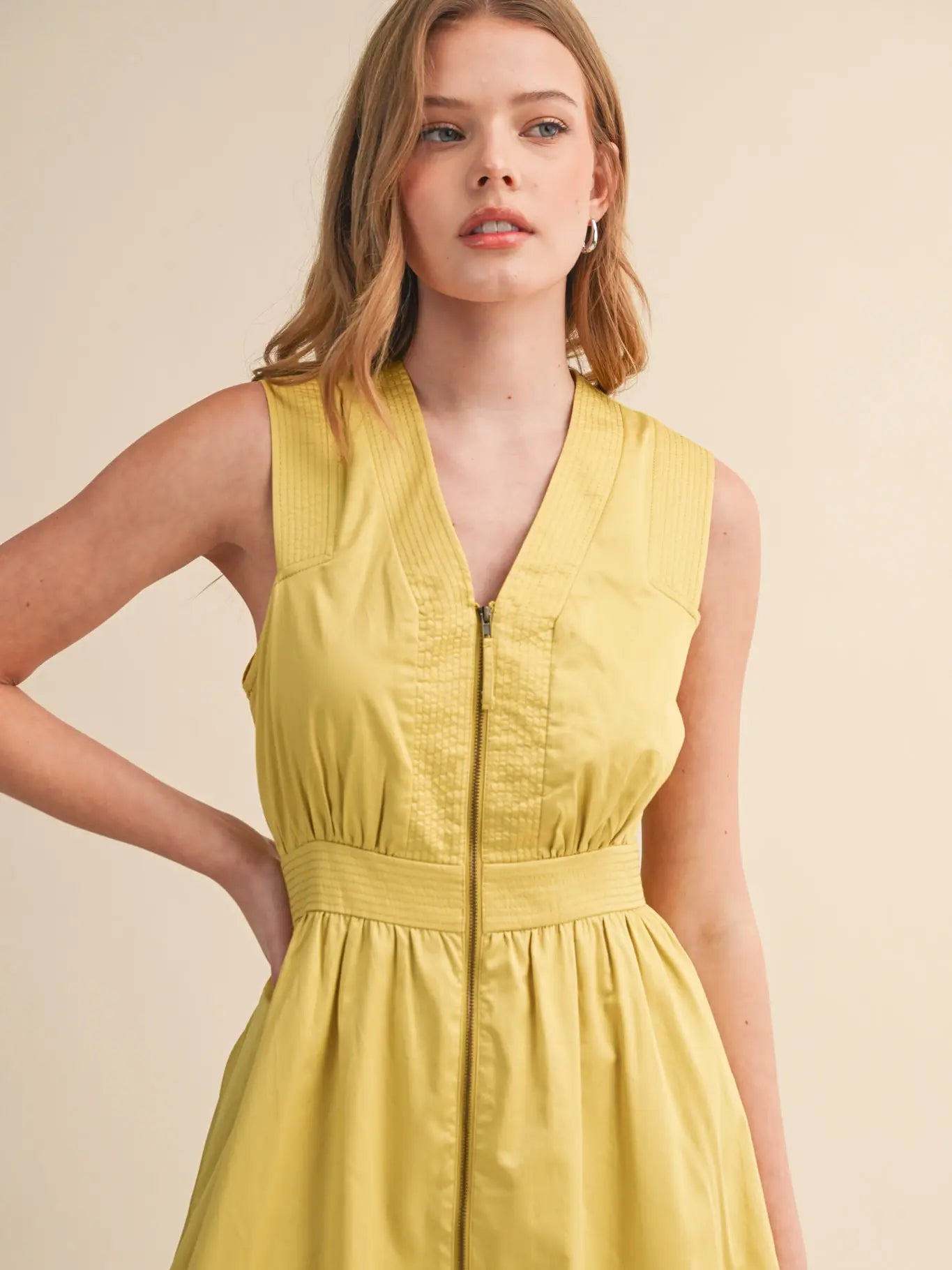 Brownie Dress - citron