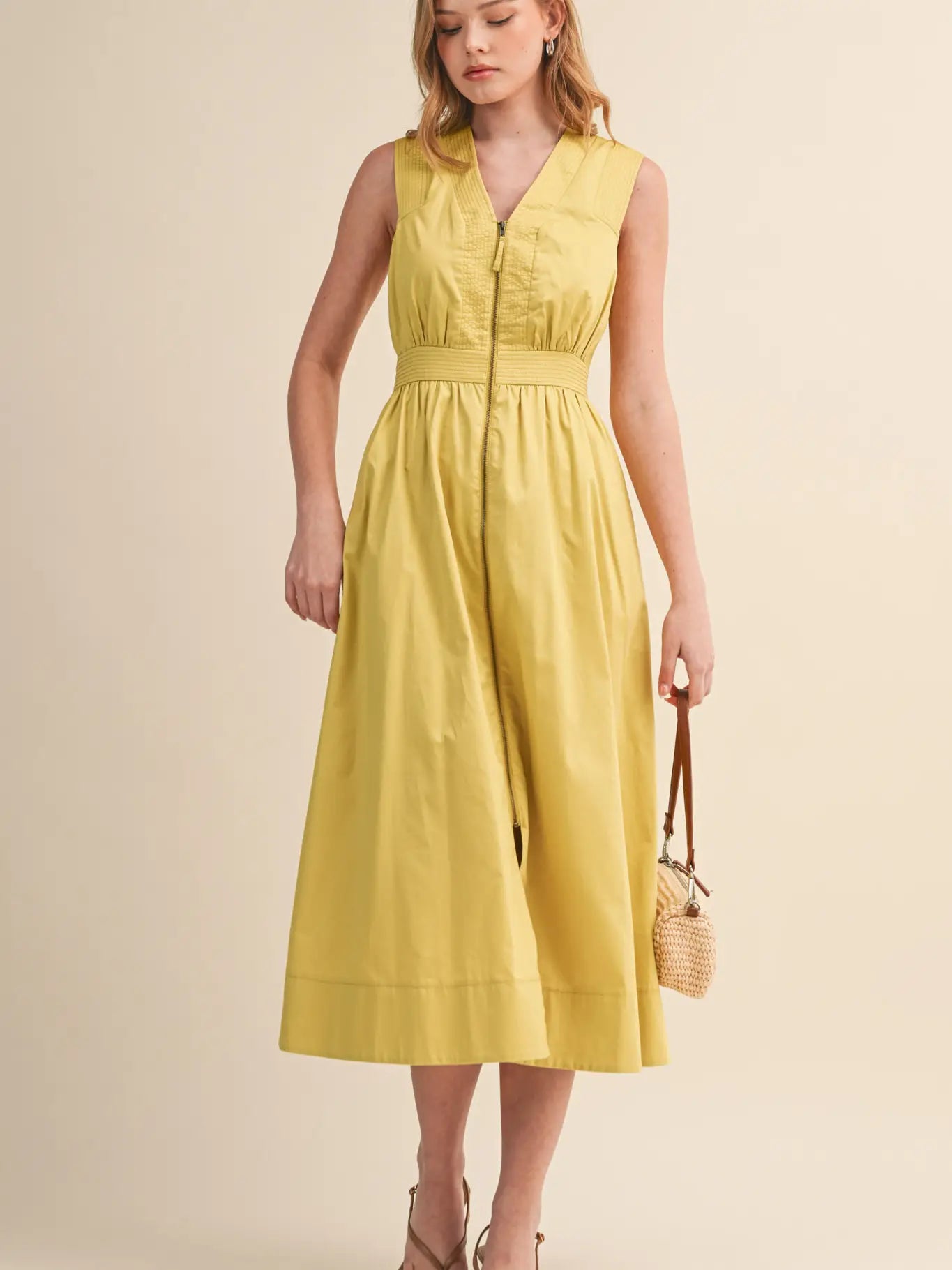 Brownie Dress - citron
