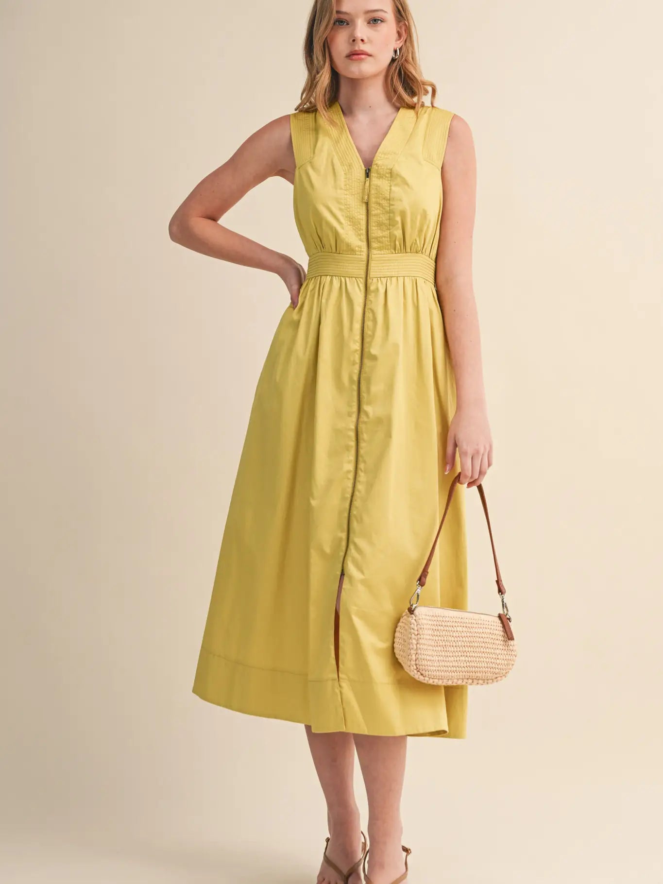 Brownie Dress - citron