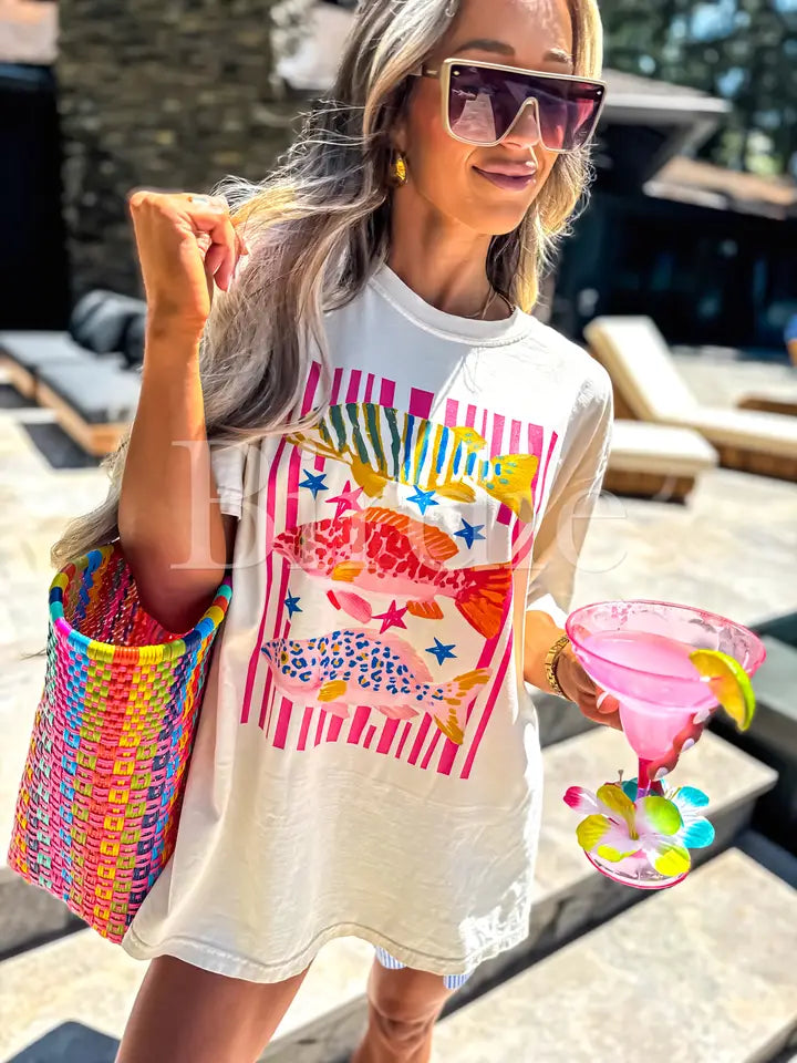 Triple Fish Tee