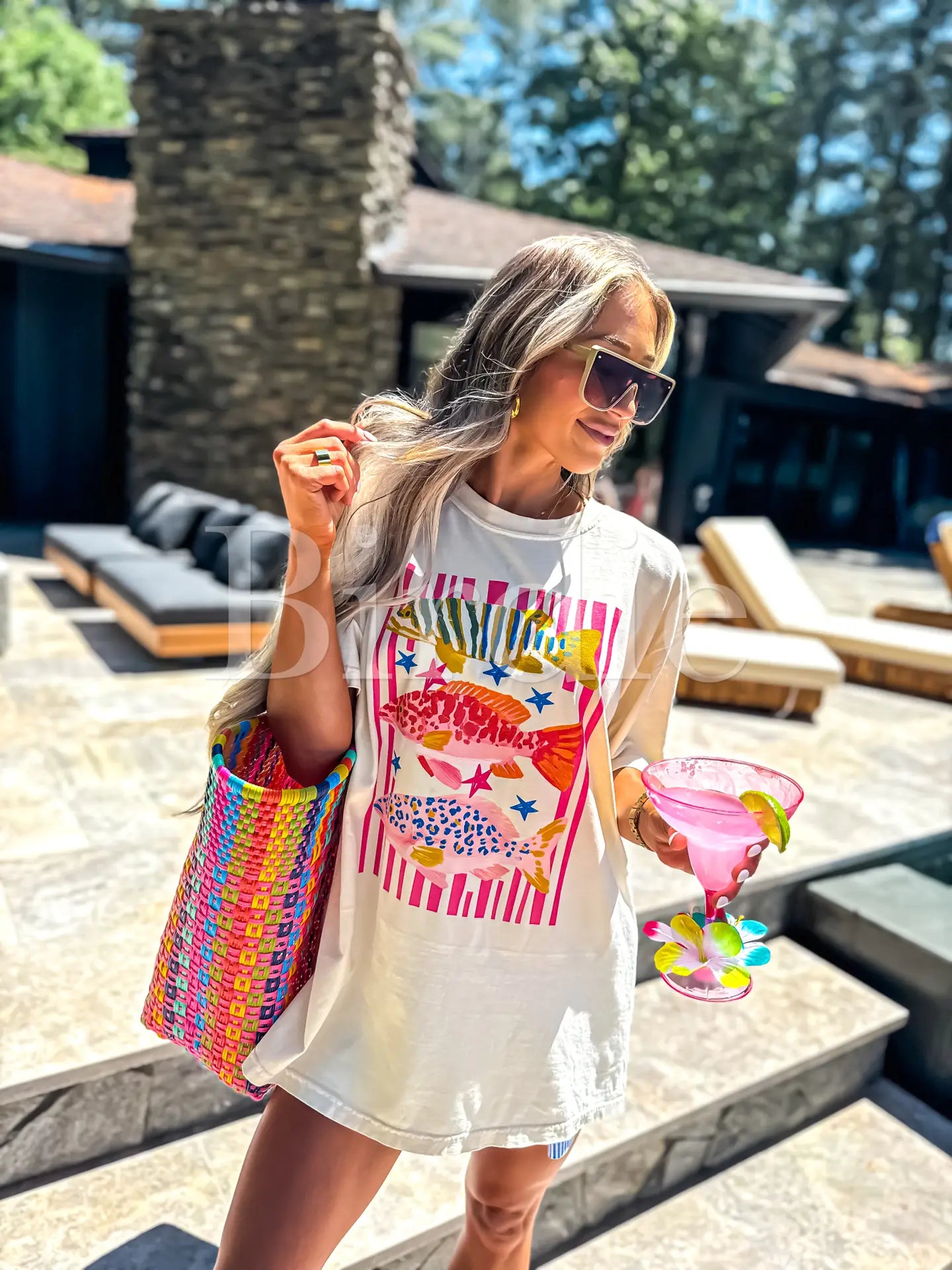 Triple Fish Tee