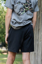 Load image into Gallery viewer, (Y) Athletic Short - black / throwback camo liner
