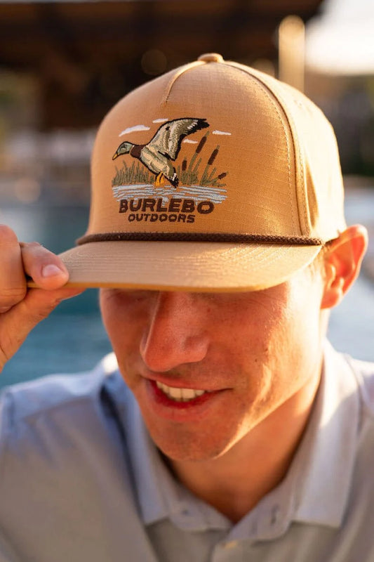 Duck On Pond Cap - coyote tan