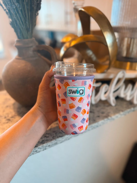 Candy Corn Cup Coolie (medium)