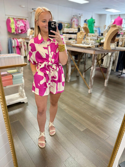 Fuchsia Wave Set