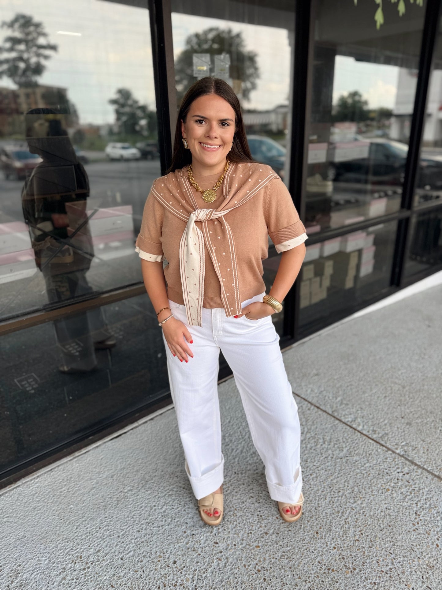Mel Top - camel