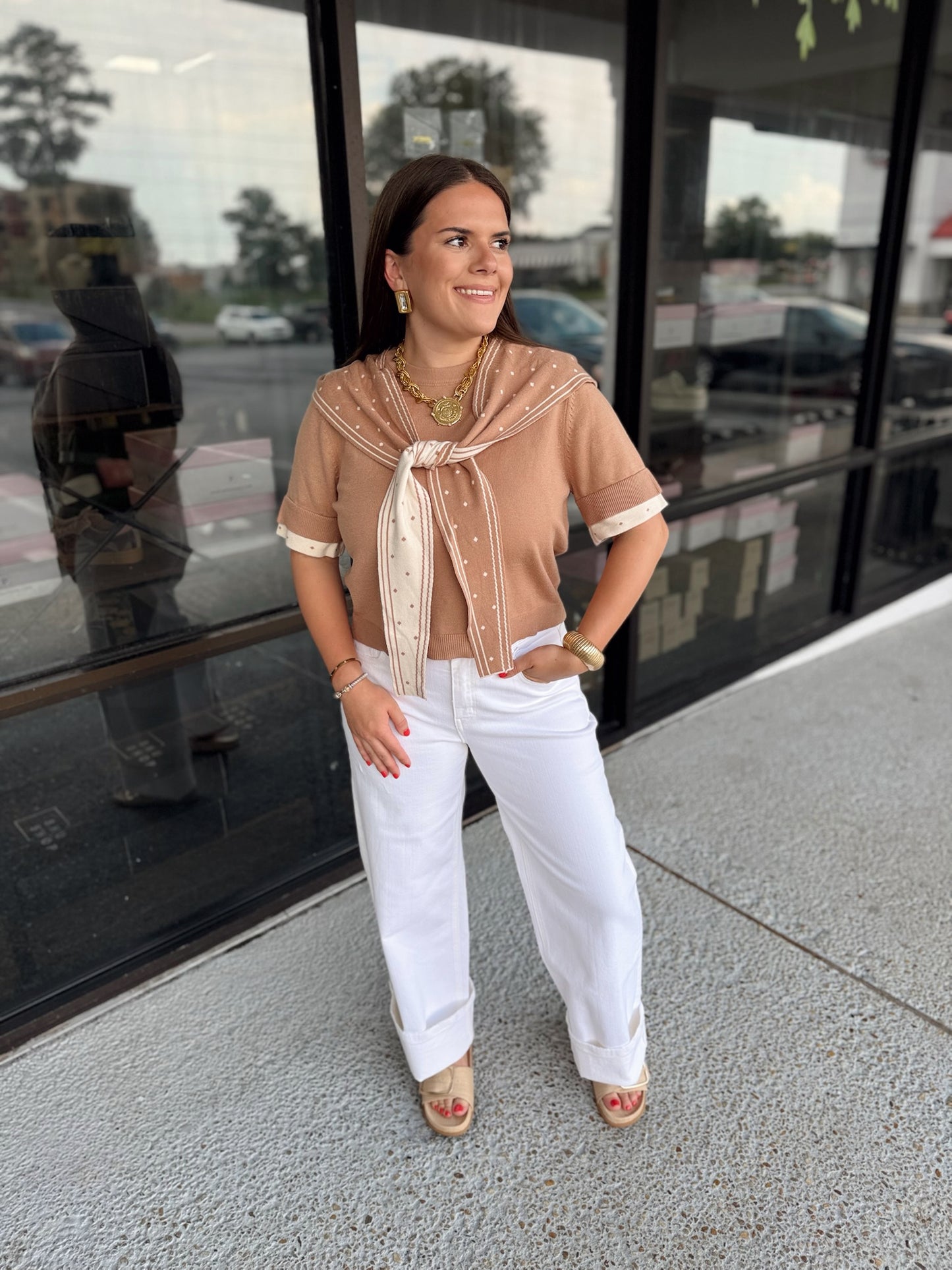 Mel Top - camel