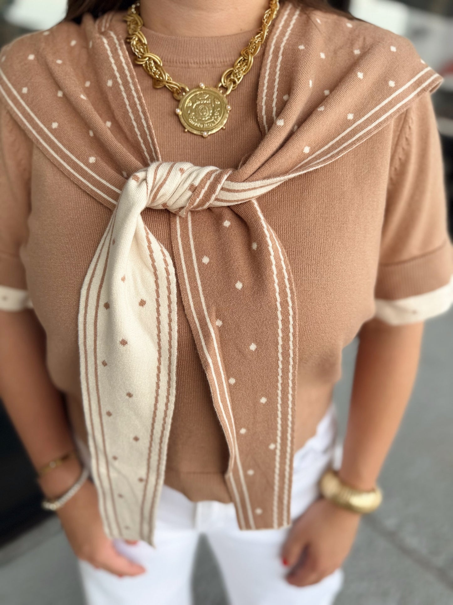 Mel Top - camel