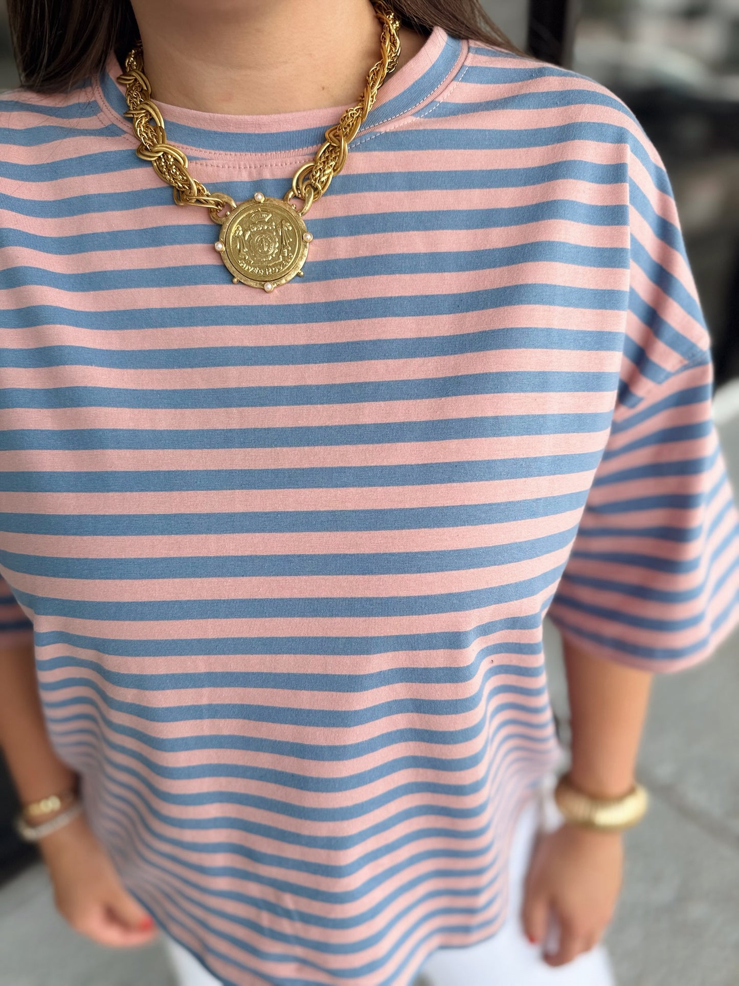 Boyfriend Tee - rose