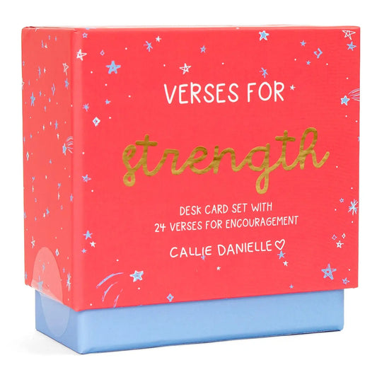 Verses For Strength Encouraging Desk Card Set