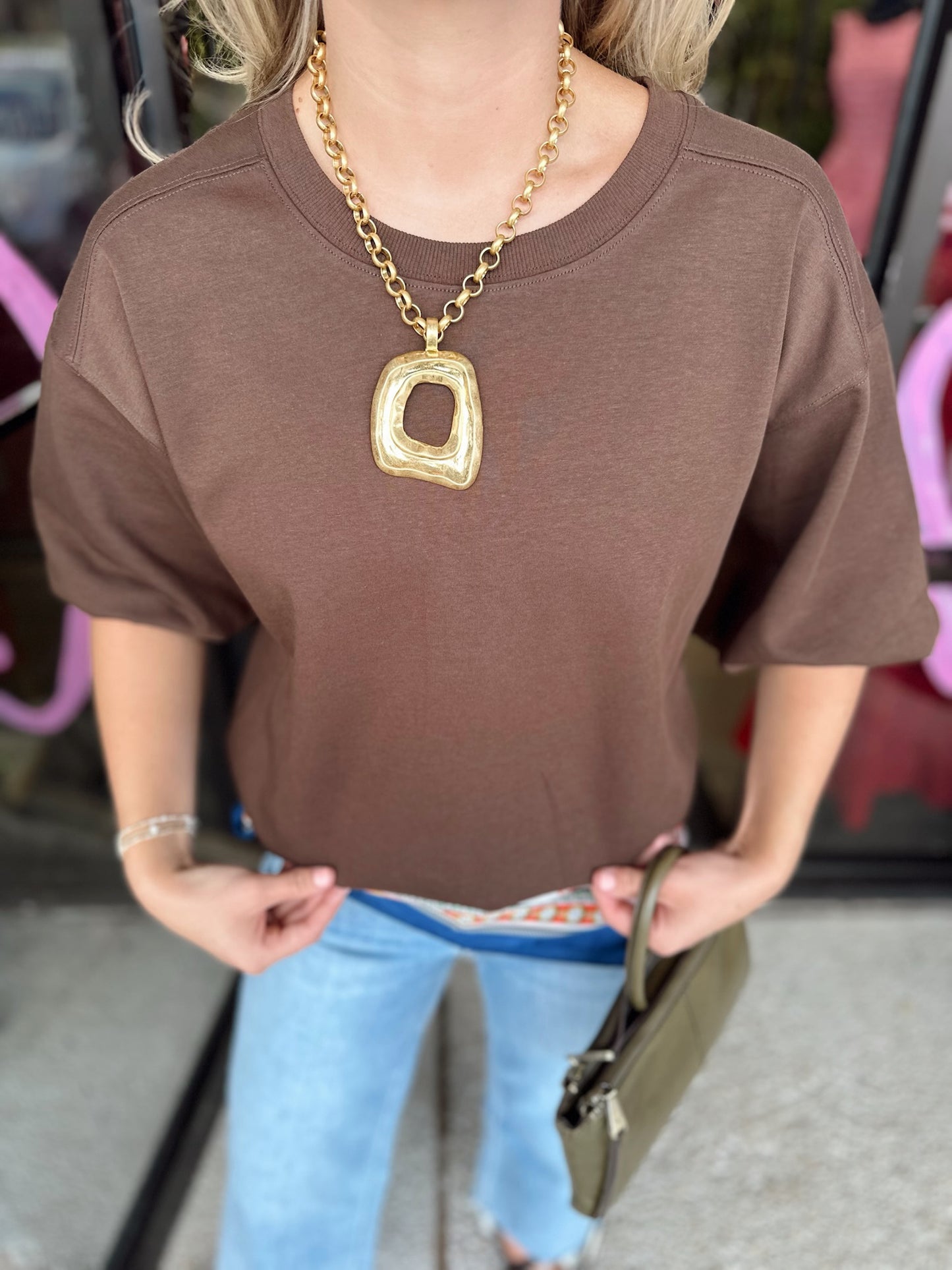 Bubble Bubble Top - Brown