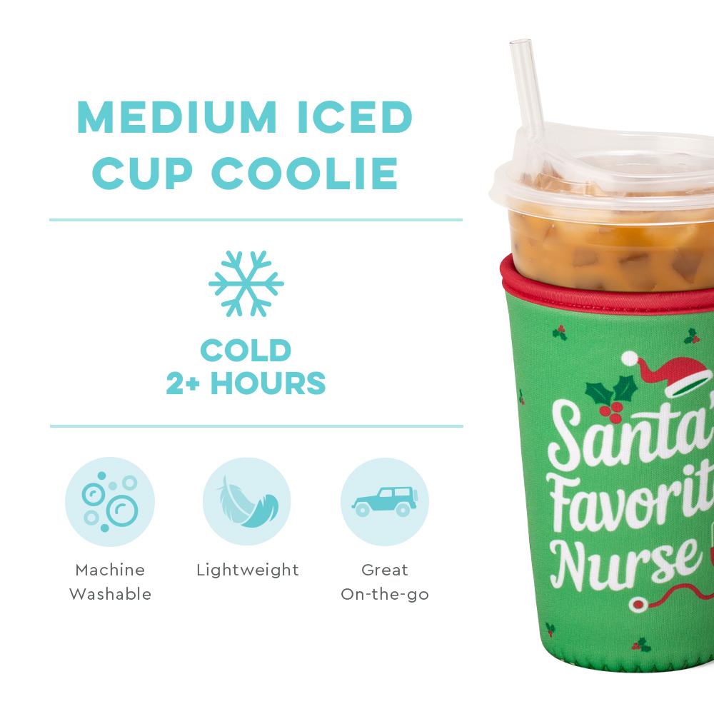 Santa’s Favorite Nurse Cup Coolie (medium)