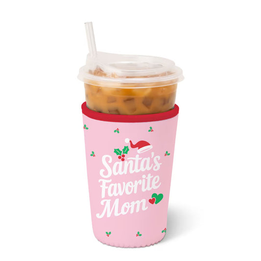 Santa’s Favorite Mom Cup Coolie (medium)