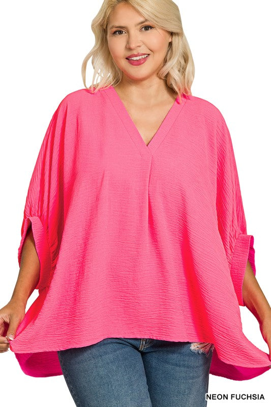 Airy Babe Top - Neon Fuchsia