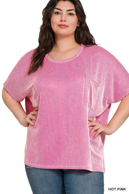 Britt Top - Hot Pink