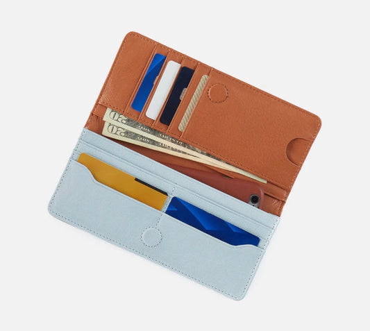 Hutton Large Wallet - Dusted Sky