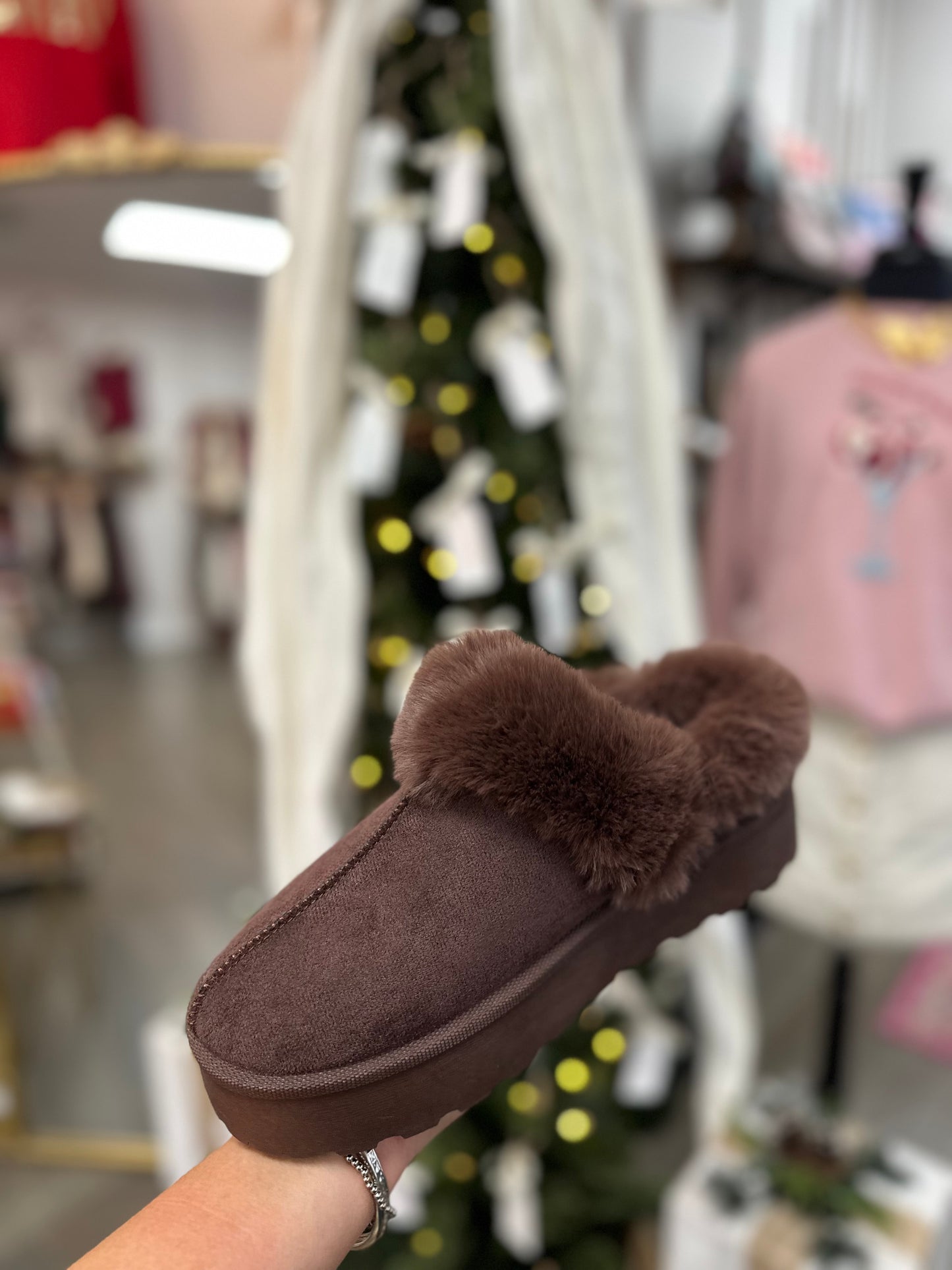 Dorah Slipper - Chocolate