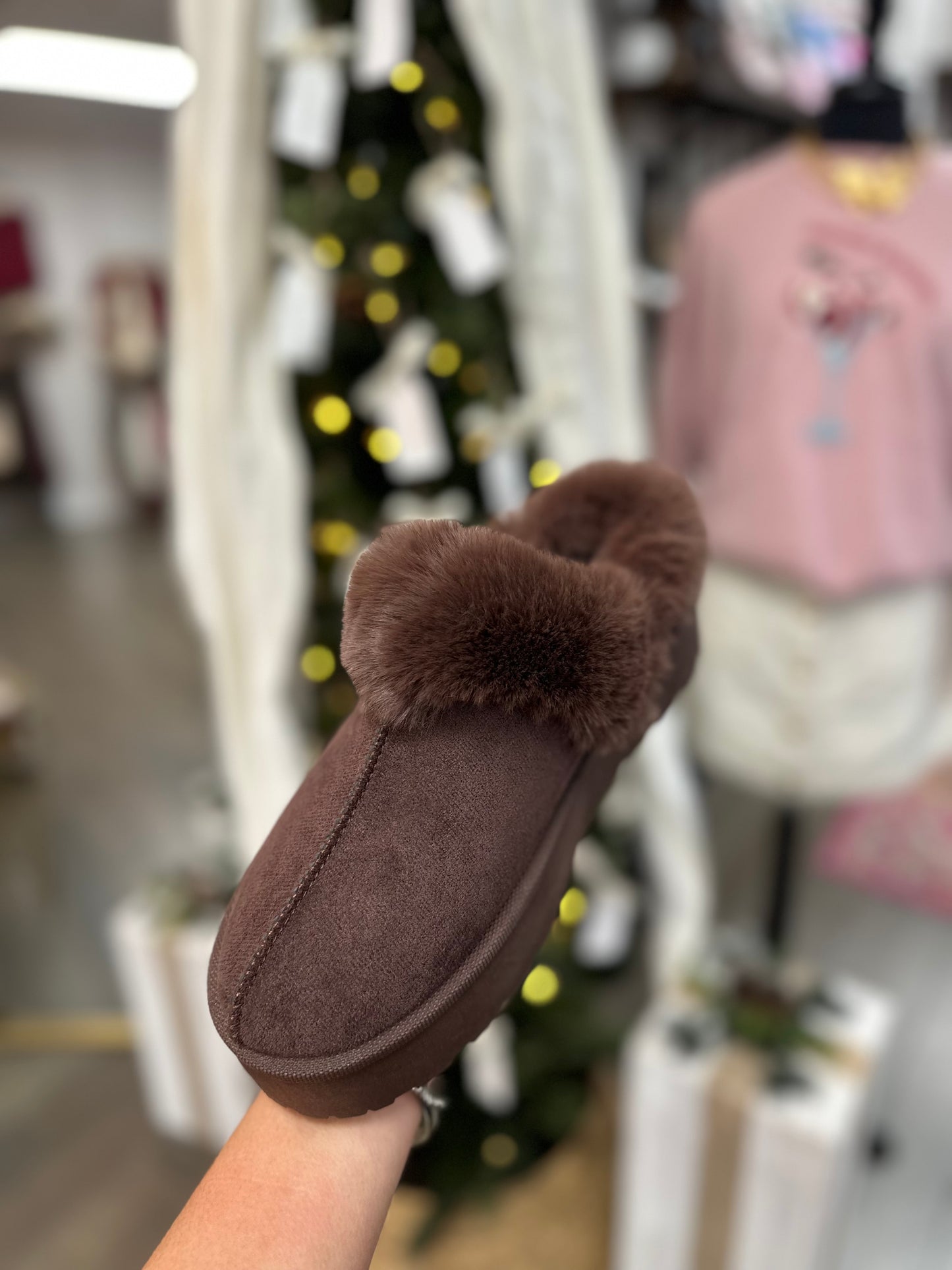 Dorah Slipper - Chocolate