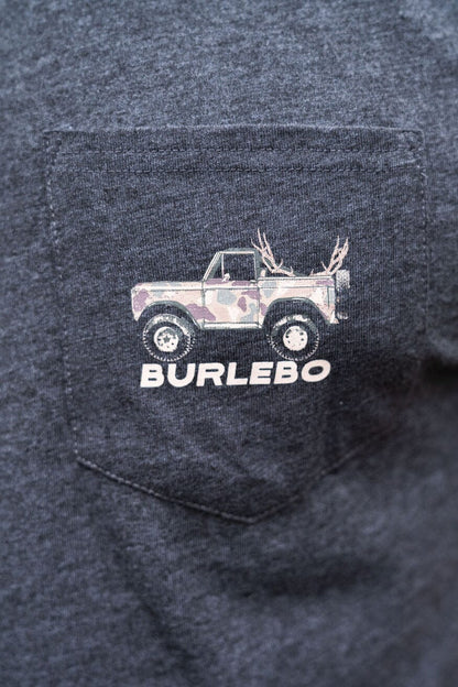 Loaded Down Bronco Tee - Heather Black