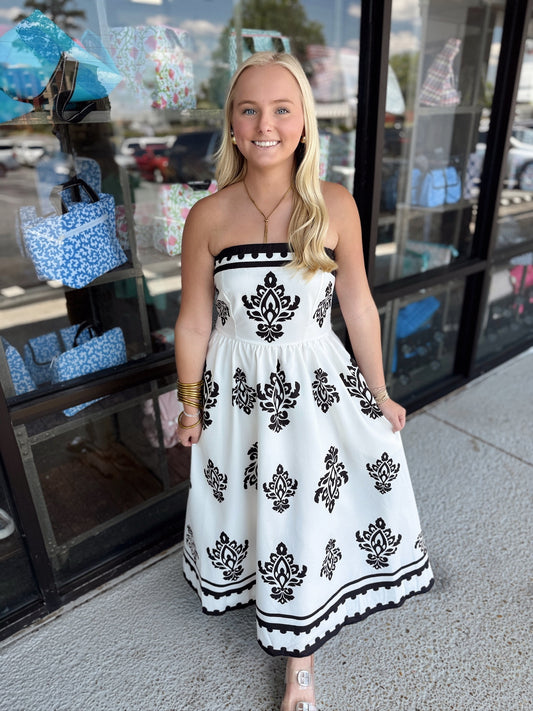 Mia Midi- Black/Ivory