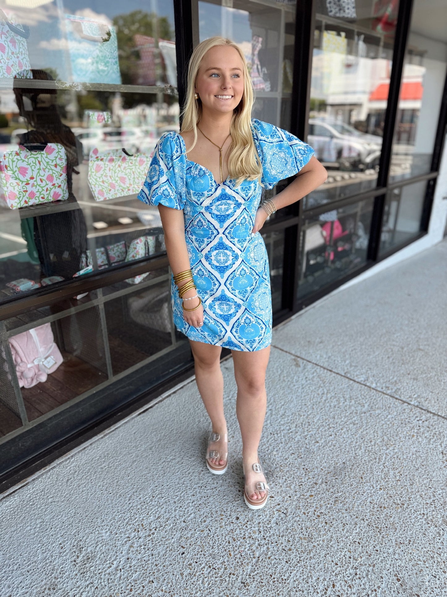 Sweetheart Mini-Blue/Ivory