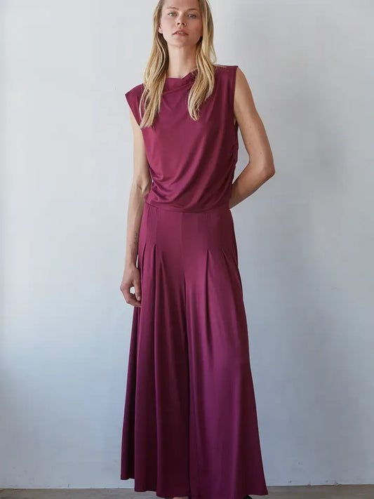 Nolita Pant Set - burgundy