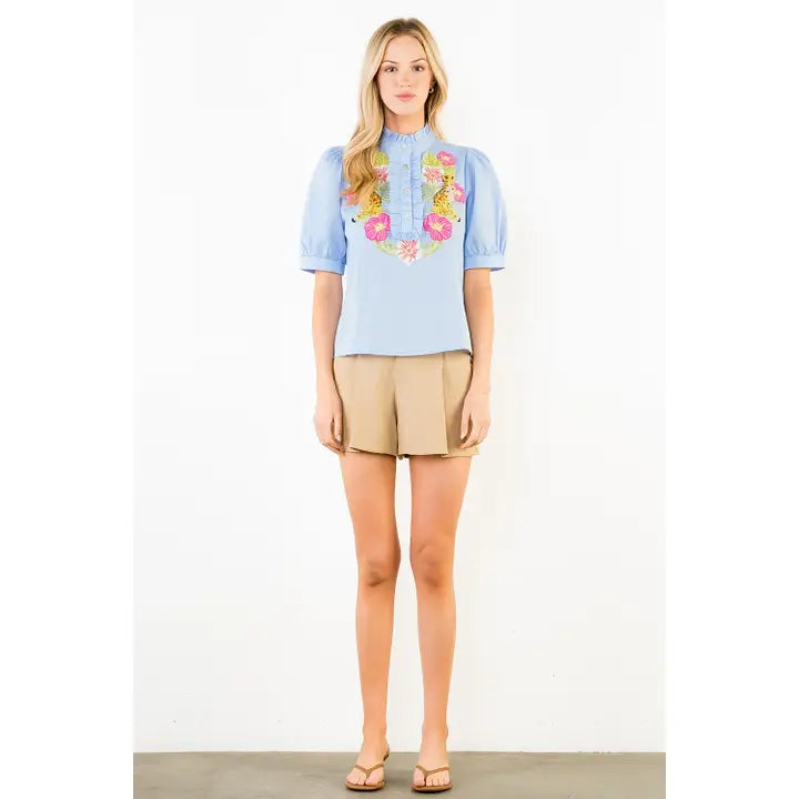 Wild One Top - blue