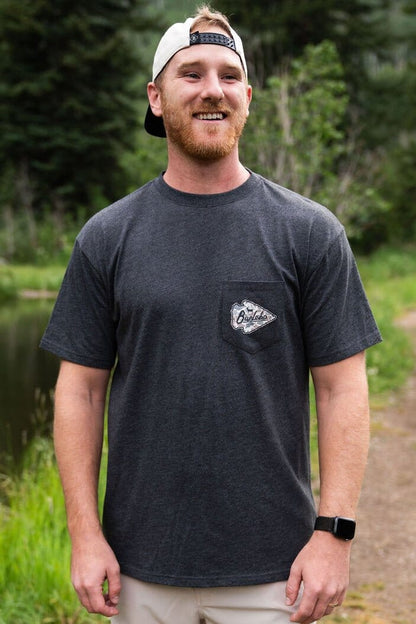 Classic Deer Camo Arrowhead - Heather Black