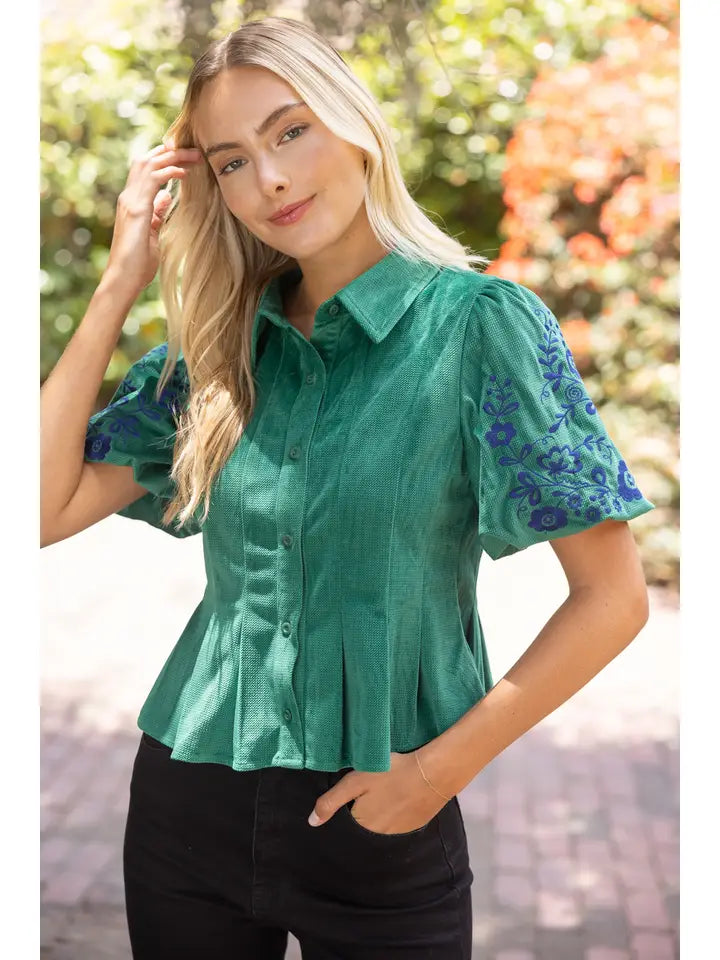Pam Top - green