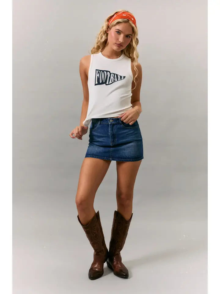 Football Tank Top - navy